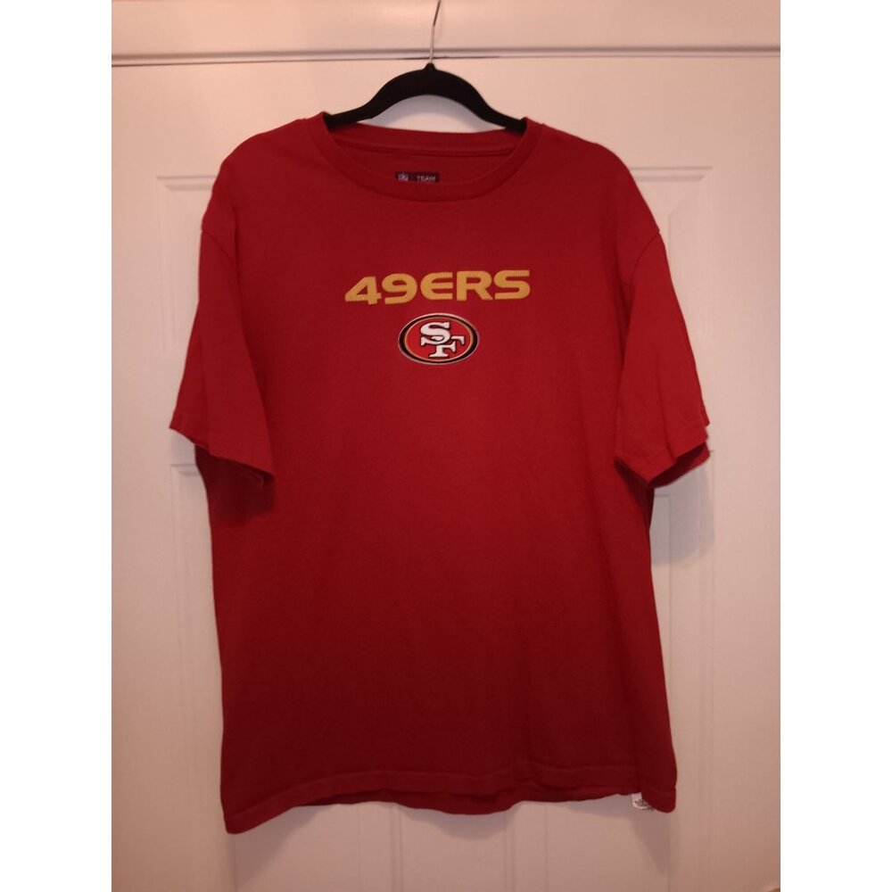 San Francisco 49ers NFL Team Apparel Men’s Size Large T-Shirt– Game Day Ready!